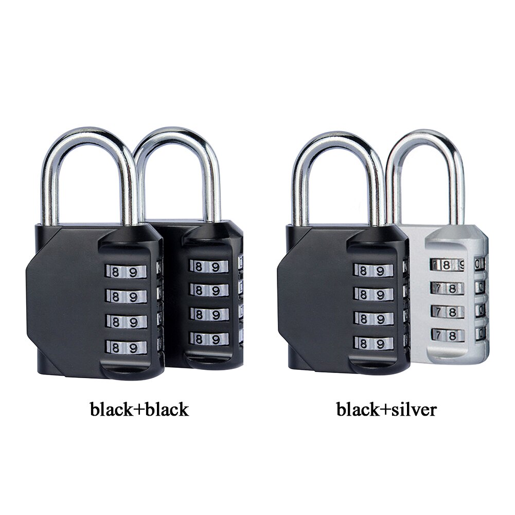 Metal Anti Rust Weather Proof Padlock Lock 4 Digit Combination