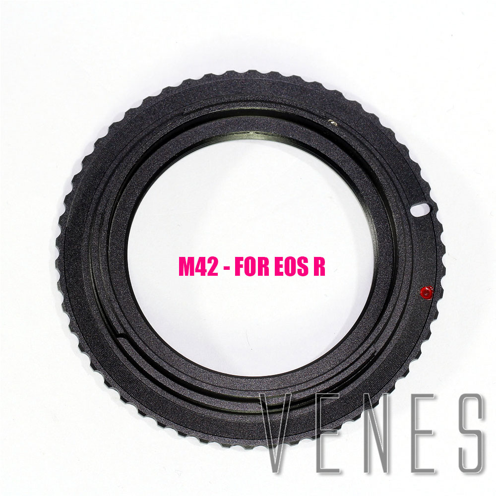 Vener dress for  m42- eos r ultra-slank objektivfeste adapterring for  m42 linser til canon eos r kamera