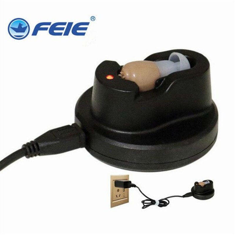 Doofheid Oortelefoon Oplaadbare Draadloze Gehoorapparaat Mini Oor Versterker Voor Gehoorverlies S-102 Top