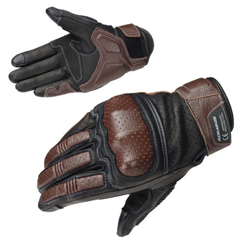 Komine gk -217 protect 3d mesh handskar motorcykel optimun sommar ridhandskar moto breathbale motocross handskar läder m-xl