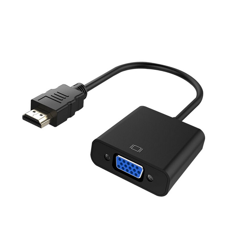 HDMI naar VGA Adapter Vergulde HDMI Male naar VGA Female Converter 1080 P voor Computer Desktop Laptop PC monitor Projector HDTV: normal