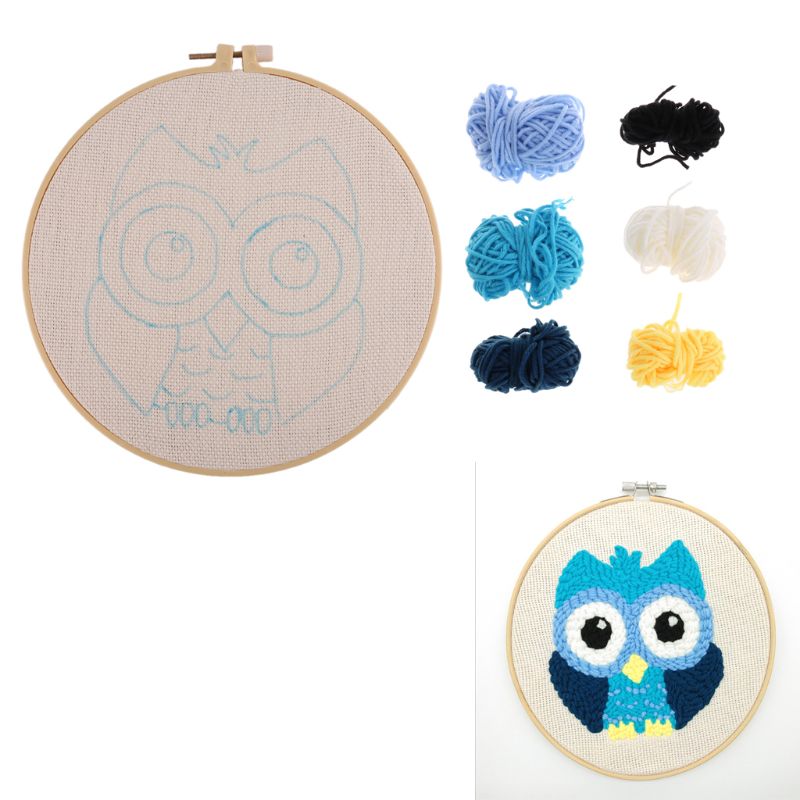 DIY Embroidery Handwork Needlework for Beginner Cross Stitch Kit Sewing Knitting: NO.12