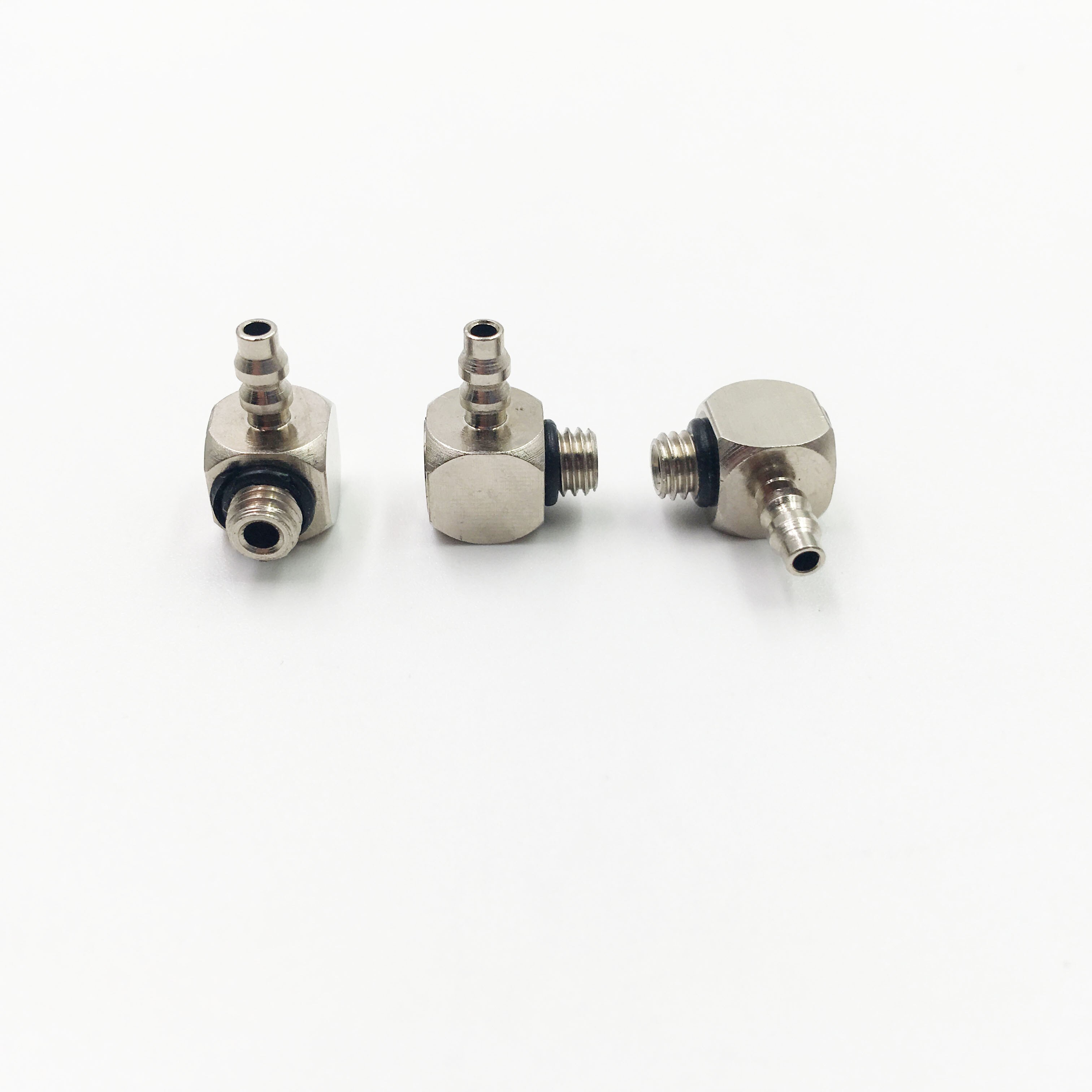 Mini Pneumatic fitting Male Thread M3 M5 M6 - Air Tube 3mm 4mm 6mm Straight Pneumatic Pipe Elbow mini Barb Connector T shape