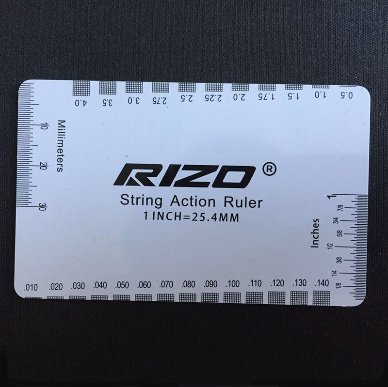 String Action Gauge Ruler Guide Setup Guitar Measuring Tool Plectrum Dedicated Ruler Tools Bass Guitar Parts Guitar Accessories