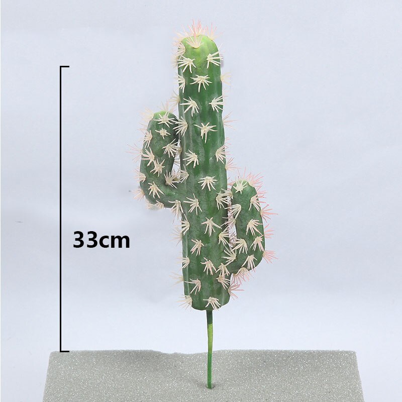 Green Simulation Artificial Cactus Succulent Flower Plant Home Decor Artificial Flower Wedding Party Office Artificial Plants: 4
