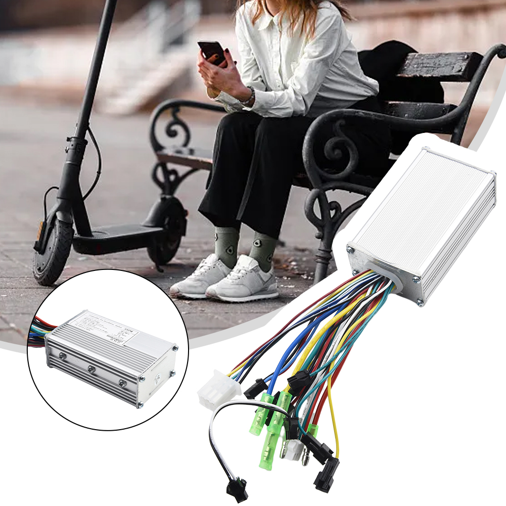Teile Bürstenloser Controller Versorgung 350W 36V 48V Aluminium Bremskomponenten Radfahren Geschwindigkeit E-Bike Elektroroller