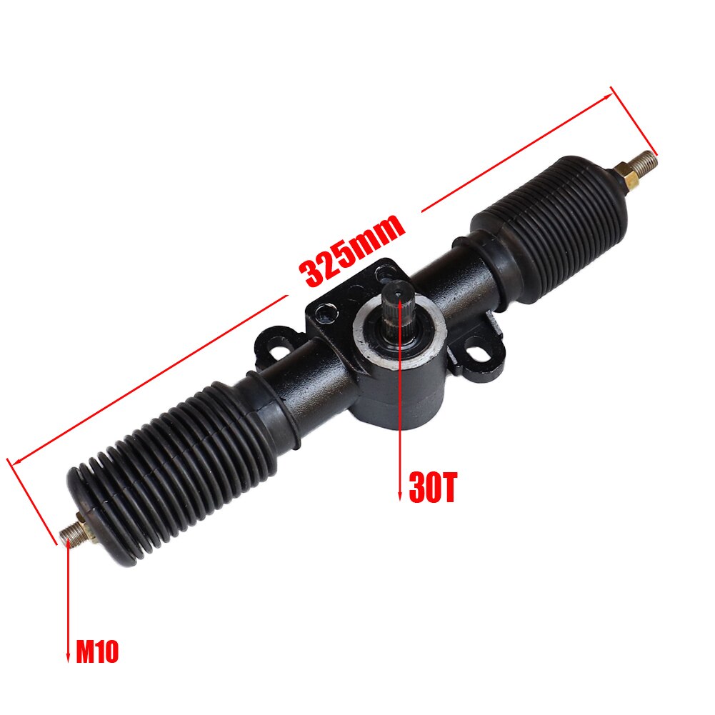 325mm przekładnia kierownicy ze wspomaganiem zębatka Assy pasuje robić DIY chiny Gokart powozik Karting ATV UTV części rowerowe