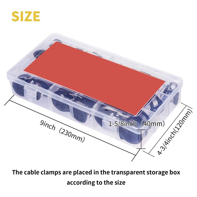 304 Stainless Steel Cable Clamp Rubber Pads, Pipe Clamps Are Used For Wiring, Wiring, Tubing, And Cords.