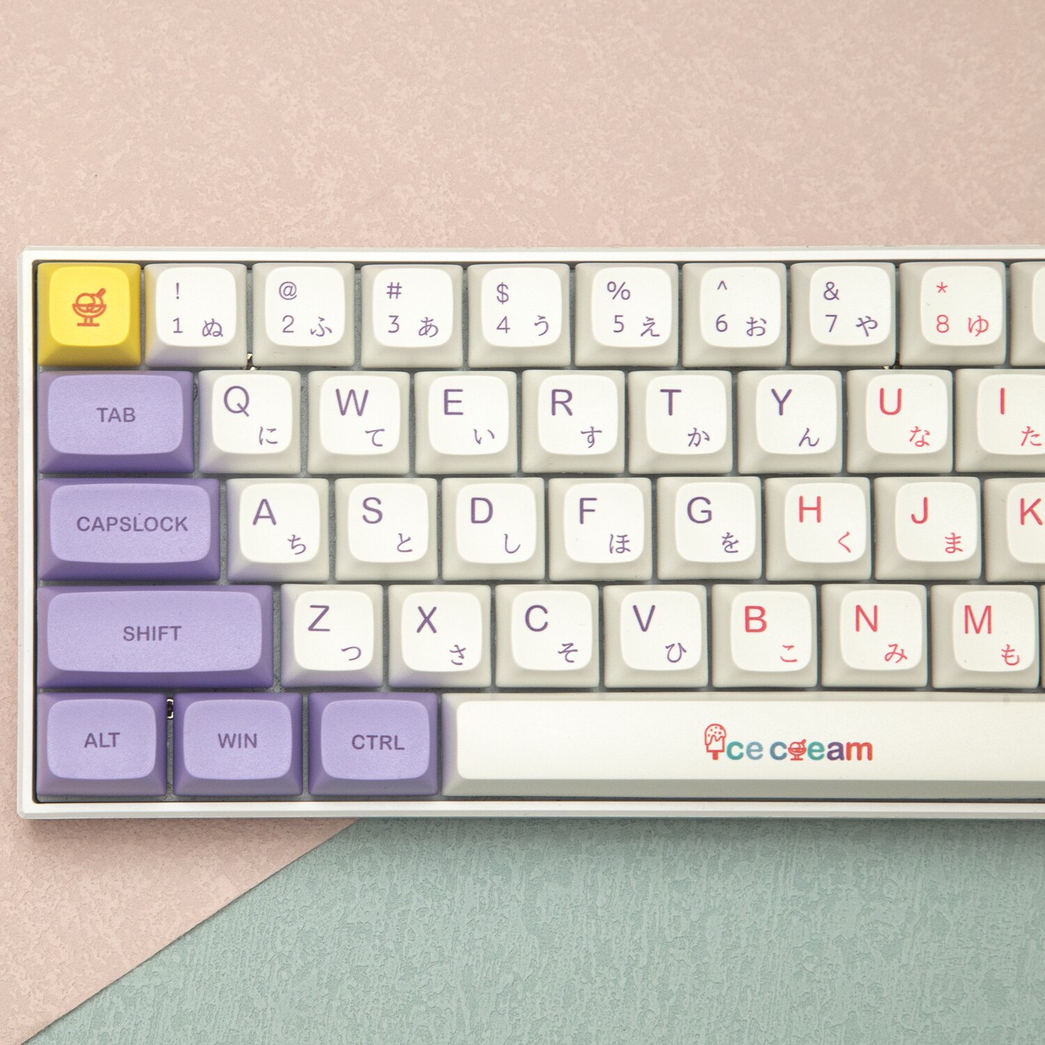 135 Toetsen Ijs Thema Keycaps Xda Profiel Pbt Dye Sublimatie Toetsenbord Keycap Voor Mx Schakelaar 61/64/68/87/96/104/108 Toetsenbord