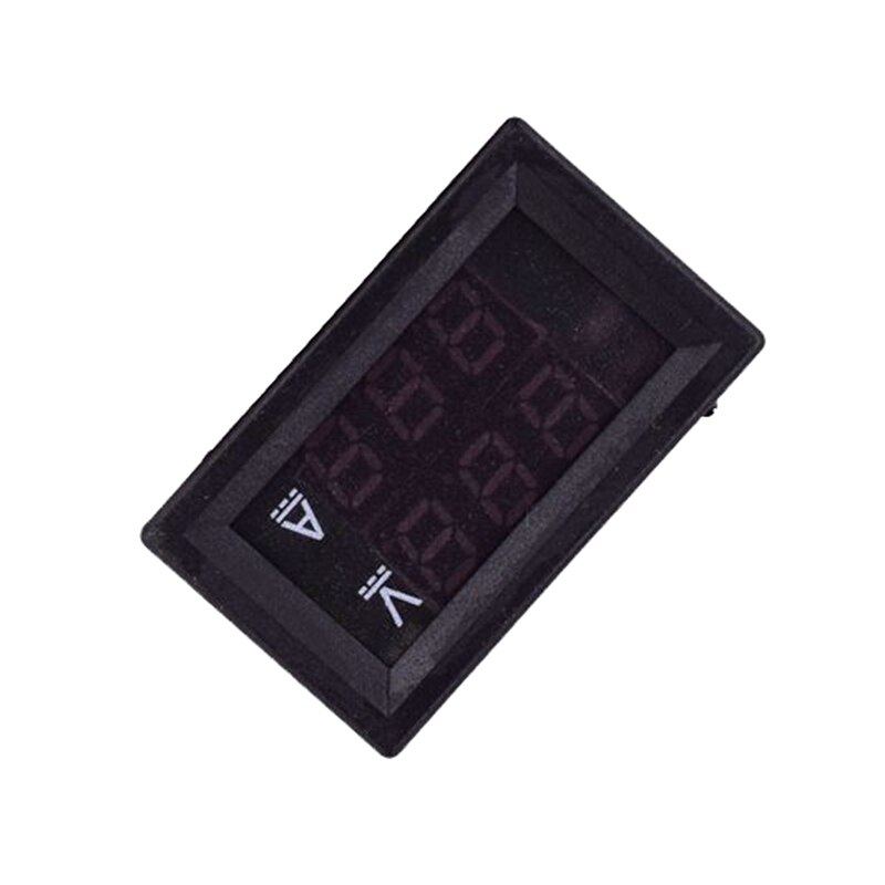 Dc 0-100v 5a digital voltmeter amperemeter dobbelt display spændingsdetektor strømmåler panel amp volt måler 0.28 tommer rød rød led