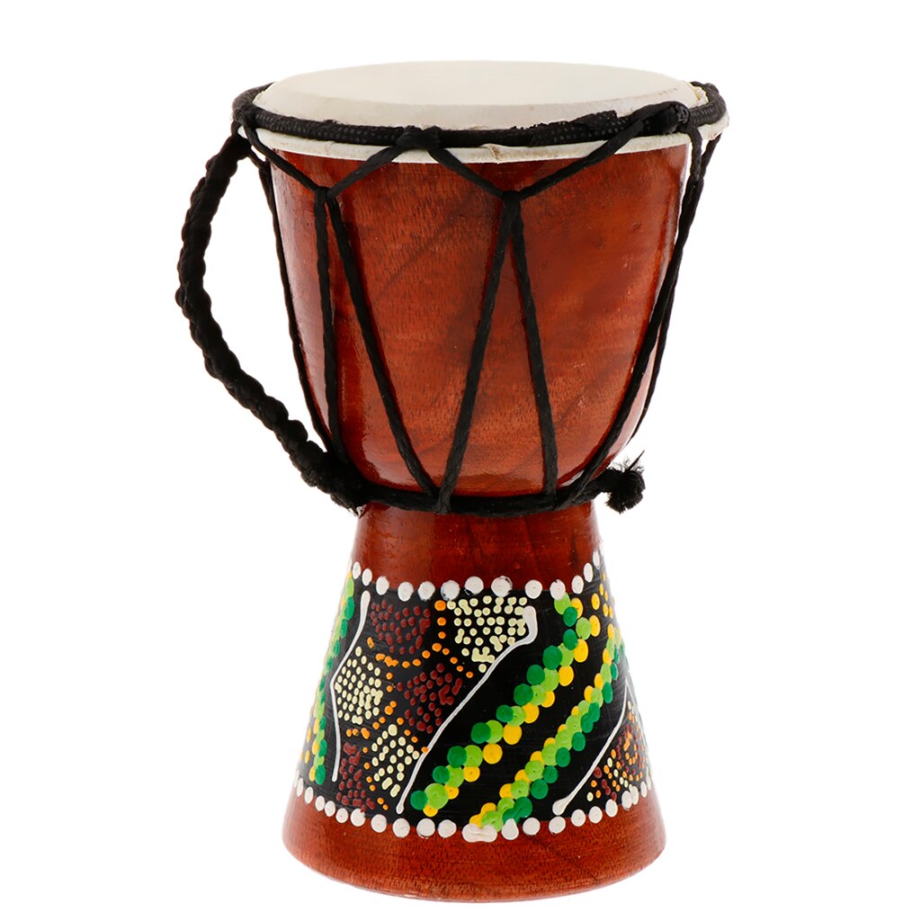 Djembe africano 4 pulgadas, baile con tambores, tambor, taburete, juguete para niños, suministros para tu familia