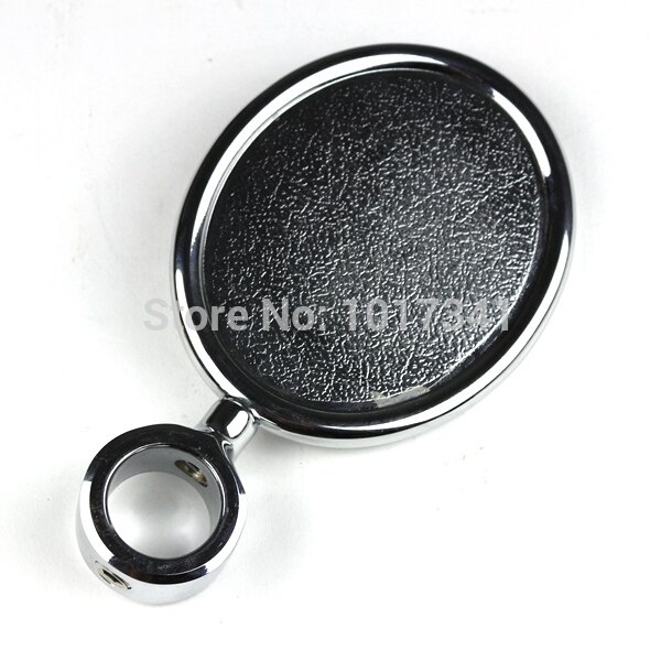 Oval Decal Holder, Badge Holder, Chromeplated, Beer Tap Accessories