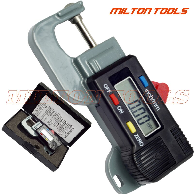 Portable Precise Digital Thickness Gauge Meter Metal Tester Micrometer 0 to 12.7mm Caliper Meter Width Measure Tools: type2