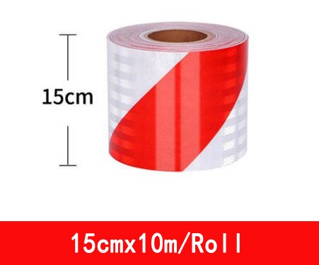 Truck Trailer Car Reflective Tape Workplace Safety Night Safety Warning Sticker: 15cmx10m
