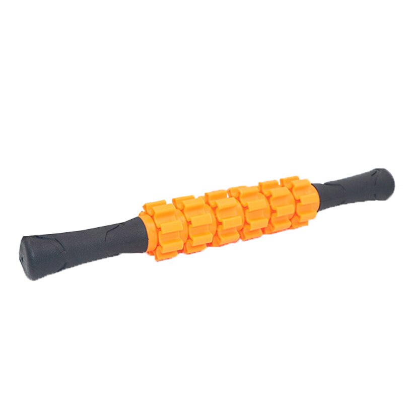 3D 6 Gear Muscle Massager roller Body Muscle Massage Sticke roller Leg Back Relax Fitness block: Orange