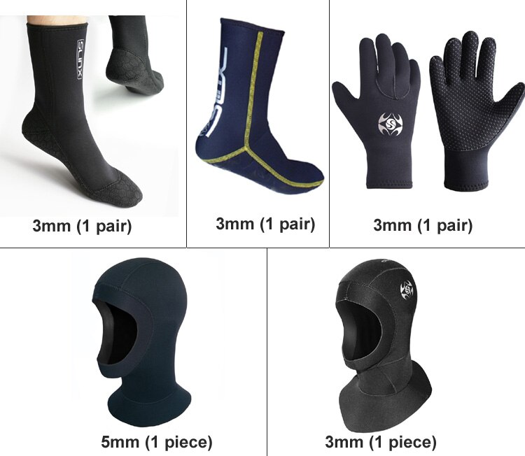 Neoprene Water Fin Sock Diving Wetsuits Sock 3MM for Women Men, Thermal Beach Sock Anti Slip Flexible for Snorkeling Surfing
