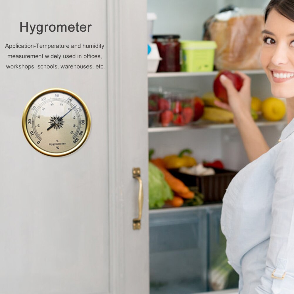 2 in 1 Pointer Hygrometer Thermometer Mini Mechanical High Precision Humidity Temperature Meter Guage Moisture Measurement