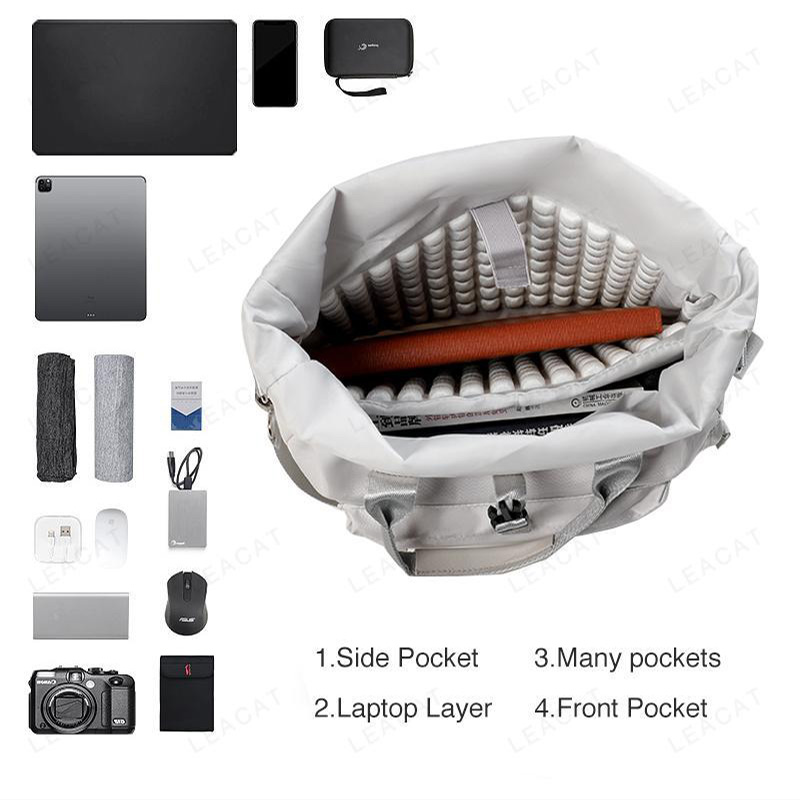 Women laptop backpack waterproof three way handbag for women Style portable 15 inch notebook backpack