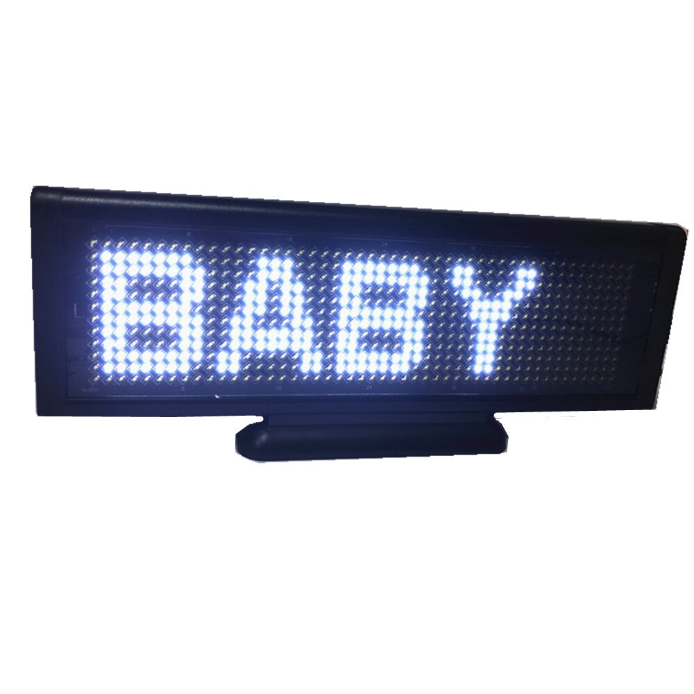 22cm led skylt usb laddning rullande programmerbar mobil rullinformation inomhus led display board