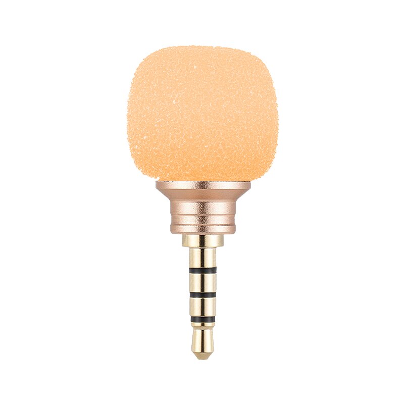 Capsaver Mini Mikrofon für praktisch Smartphone Tragbare kabellos Mic Kleine Mikrofon für Android-praktisch 3,5mm Jack: Gold