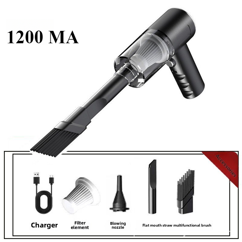 Combinatiestofzuiger USB-oplaadauto Huishoudelijke stofzuiger Kleine auto met volautomatische krachtige krachtige reiniging: Default Title