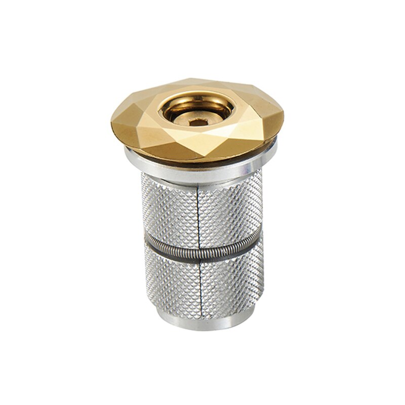 Krsec Fiets Stem Top Cap Aluminiumlegering 1-1/8 &quot;Fiets Expander Top Cap Headset Expander Schroef Voorvork end Plug Bike Deel: Gold ExpanderTop Cap