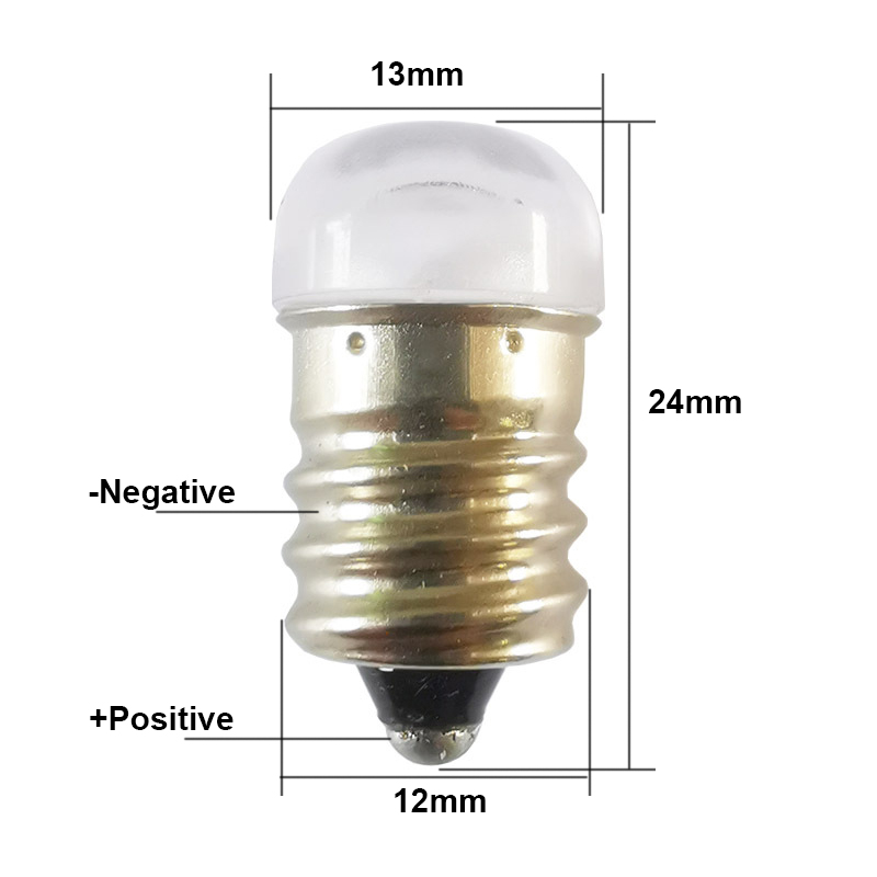 Bombilla Mini bombilla Led E12 5V 12v 24v 110v 220v 1W foco rojo vela verde luz 12 24 voltios decoración lámpara del hogar rojo amarillo