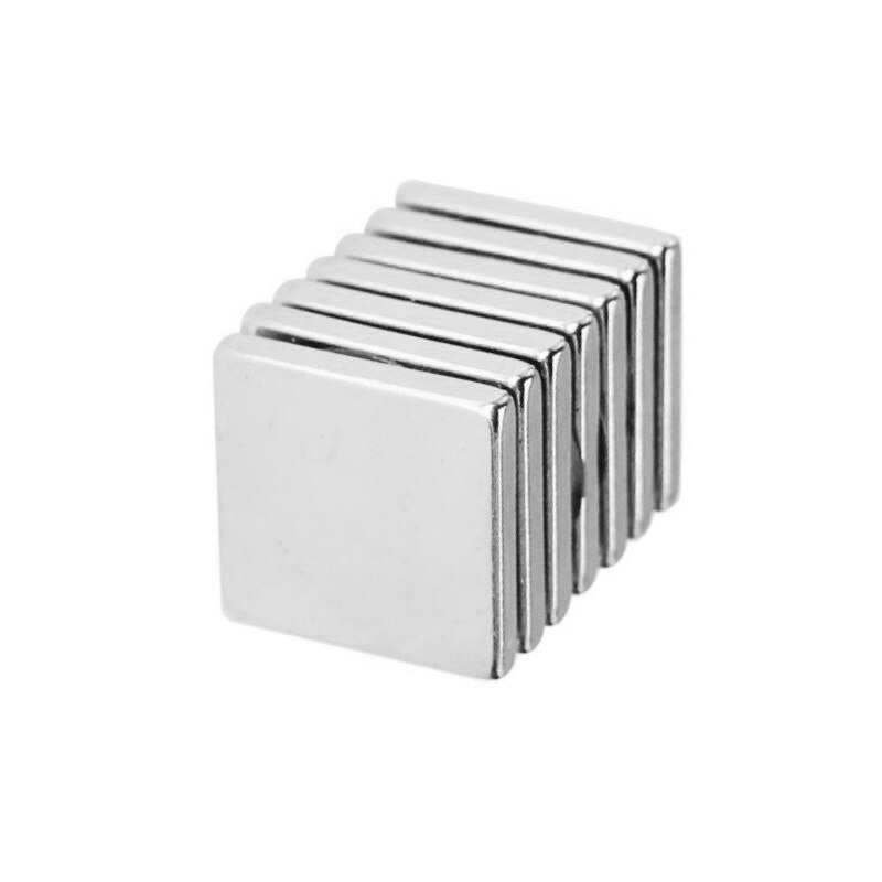 2 ~ 50 Stuks 20X20X3 Mm Quadrate Permanente Magneten Dikte 3 Neodymium Magneet N35 20X20X3 Mm Sterke Magnetische Magneten 20*20*3 Mm