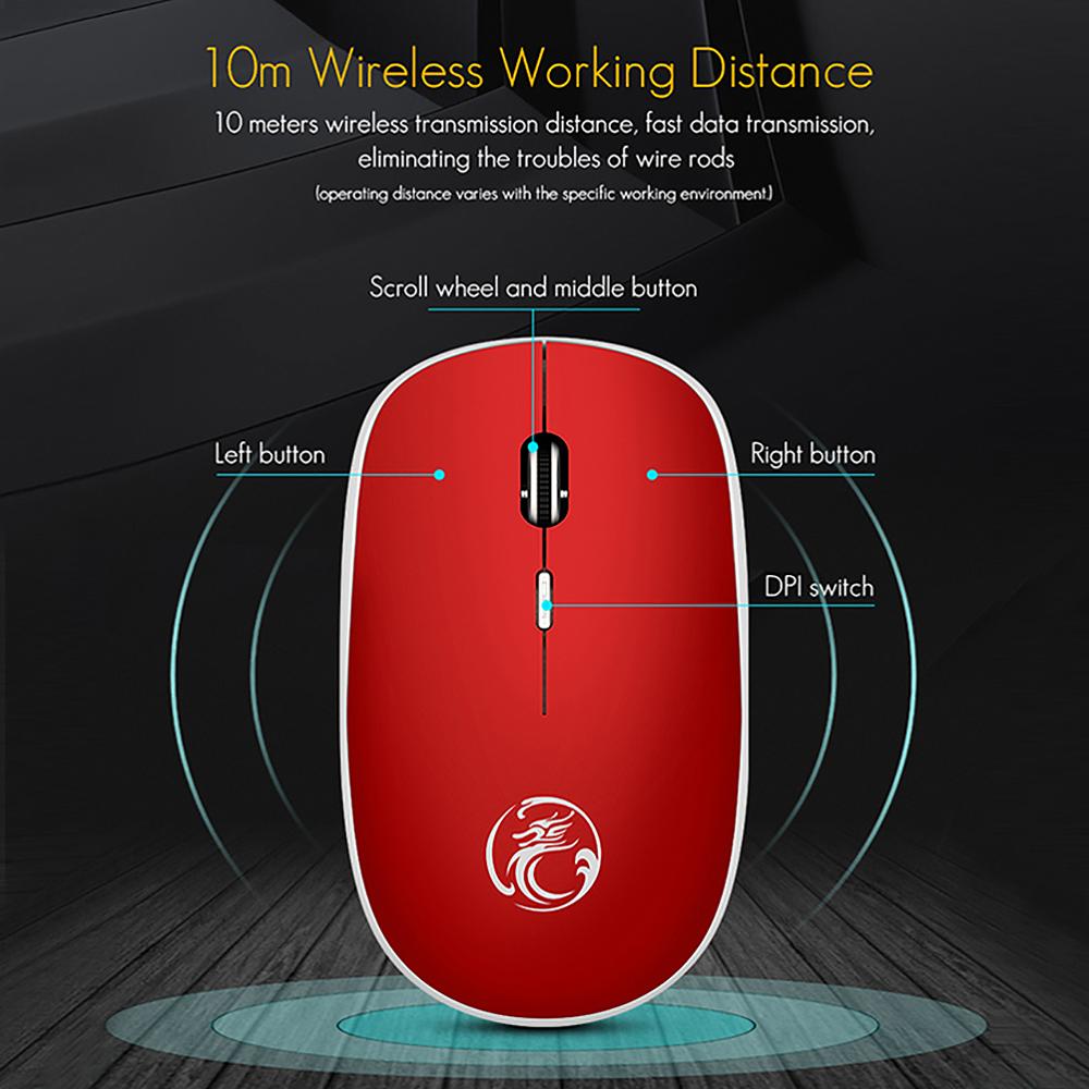 Silent Wireless Mouse Wireless USB Mouse Computer Mouse for Laptop Silent Ergonomic Mause Laptop Accessories PC Mice Gamer Mause