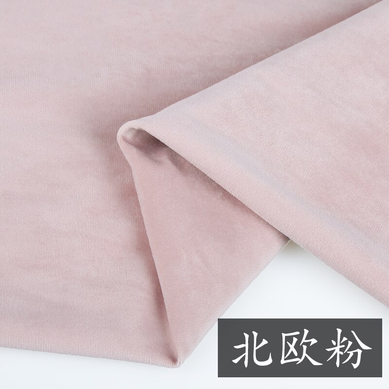 50cm*150cm fløyels klut tykk flanell plysj stoff fløyel pute sofa gull fløyel stoff for kjole fløyel stoff: Hvit