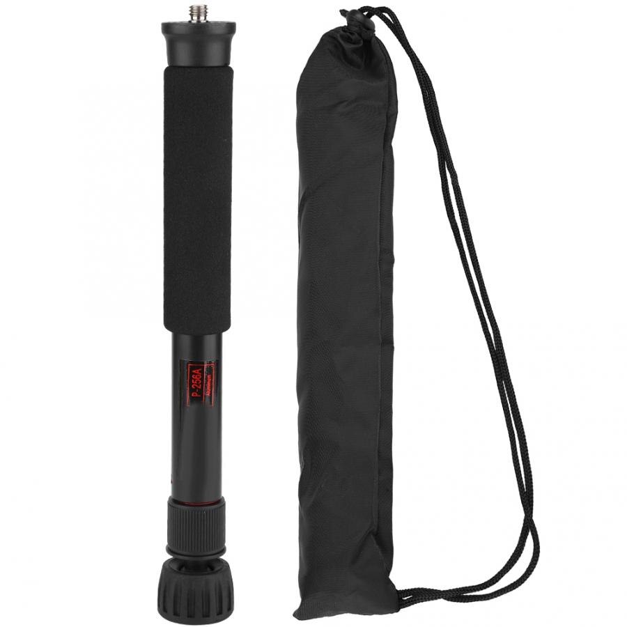 Mini Portable Adjustable Height Monopod Selfie Stick Mount Support Rod for SLR Camera: P-256A