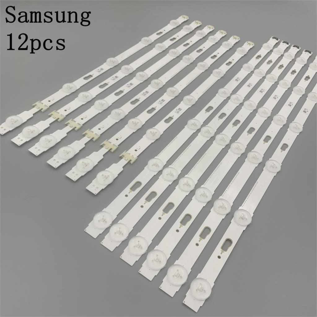 Kit 12 Pcs Led Backlight Strip Voor Samsung UE48JU6060 V5DU-480DCA-R1 V5DU-480DCB-R1 BN96-34793A BN96-34794A UE48JU6400K