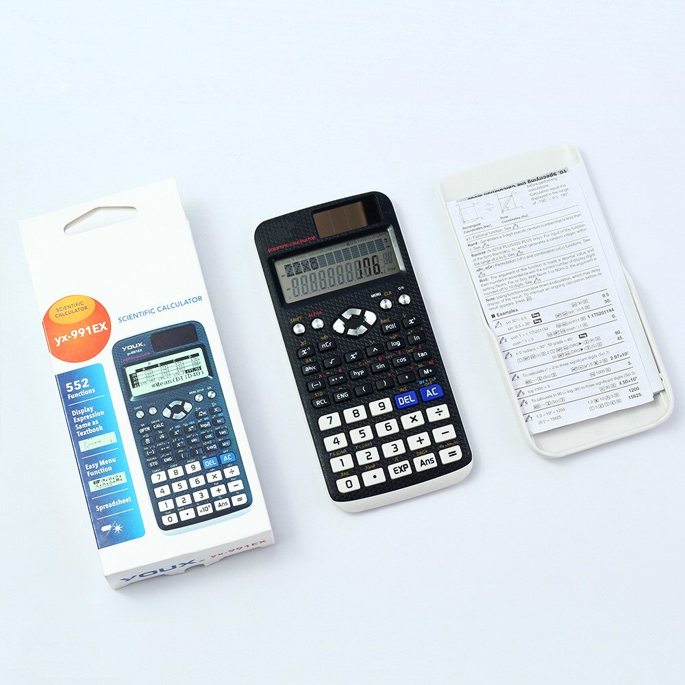 12-digit Scientific Calculator Multifunction Equation Calculator Calculation Tool 991ex Student Office Financial Supplies