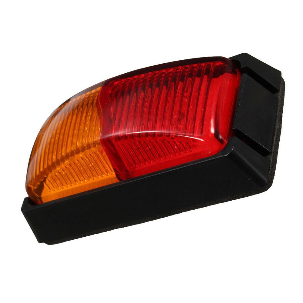 Fuleem 2Stck 10-30V 8 LED Bernstein und verrotten Seite Marker Licht Freiheit Lampe Anhänger Lkw Wasserdicht