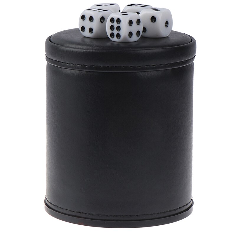 Comércio exterior plutônio flanela de couro mudo copo de dados barra ktv entretenimento dice cup fontes do jogo