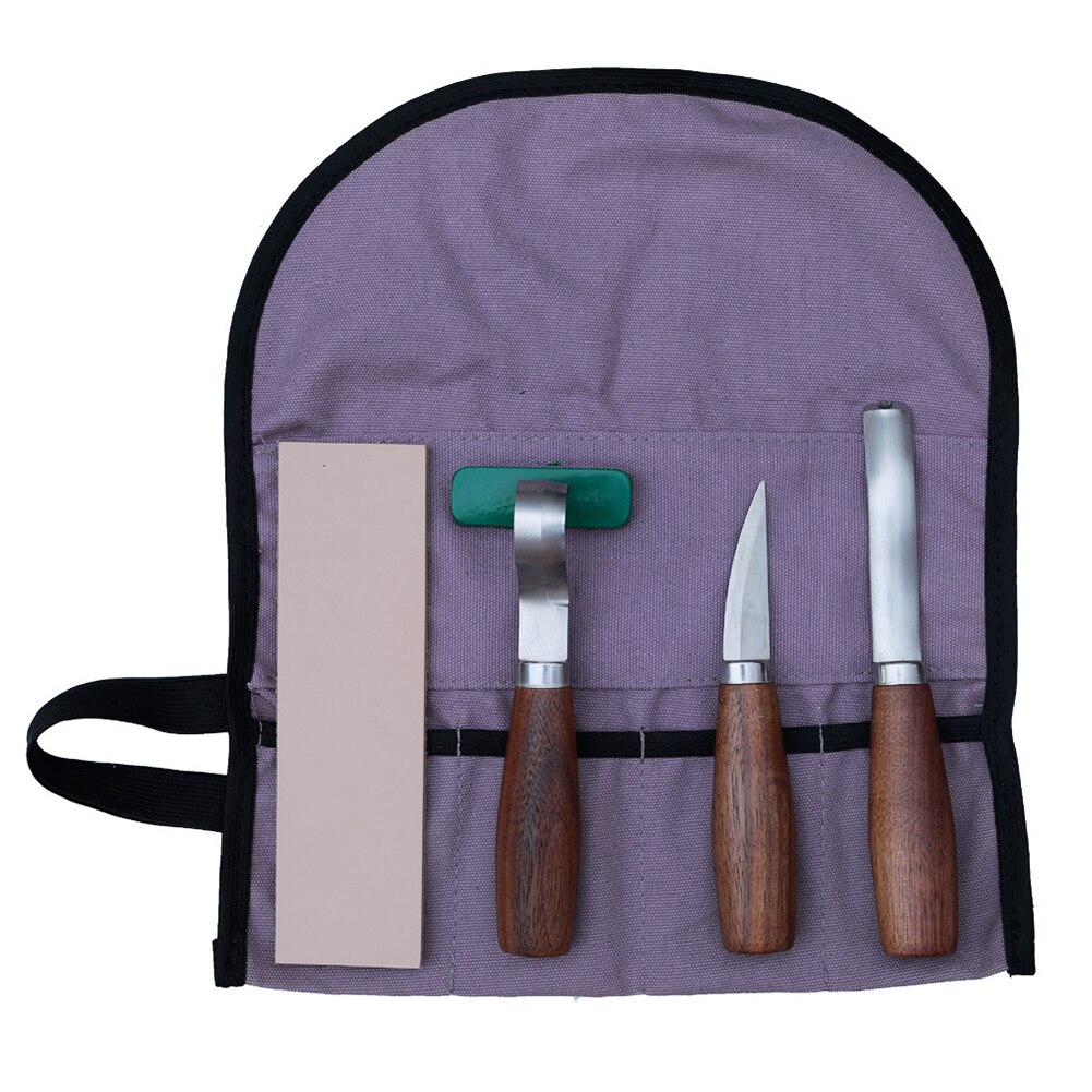 5 Stks/set Rvs Houtsnijwerk Cutter Houtwerk Lepel Carving Gereedschap Kit PAK5