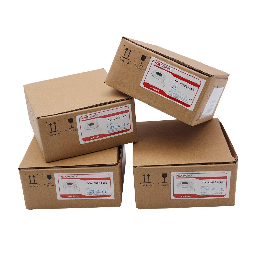 In Stock Hikvision CCTV Bracket DS-1280ZJ-XS Aluminum Alloy Juction Box for Bullet Camera DS-2CD1021-I DS-2CD1041-I