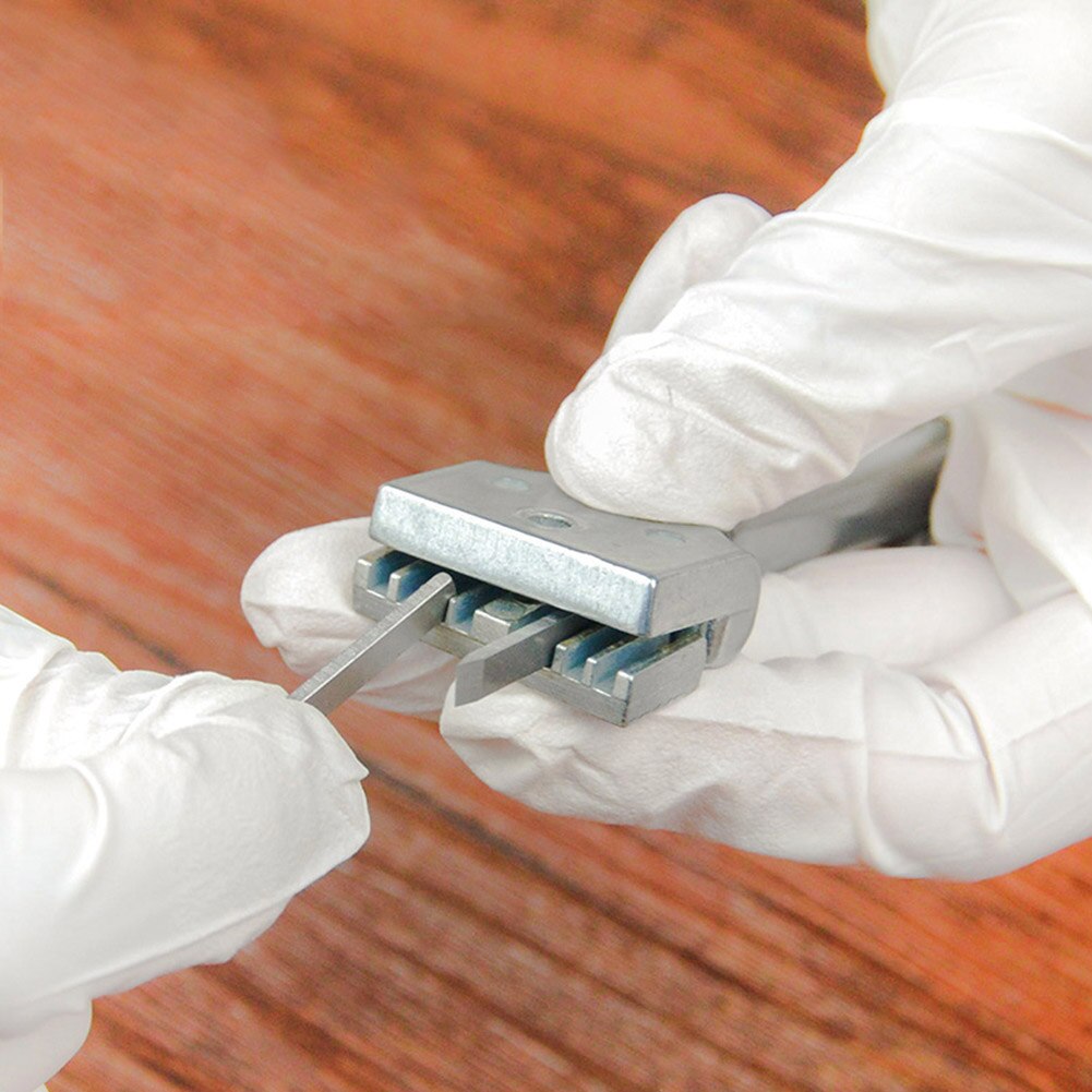 Magnetische Gesp Installatie Tool Leer DIY Craft Verstelbare Duurzaam Vork Punch XB 66
