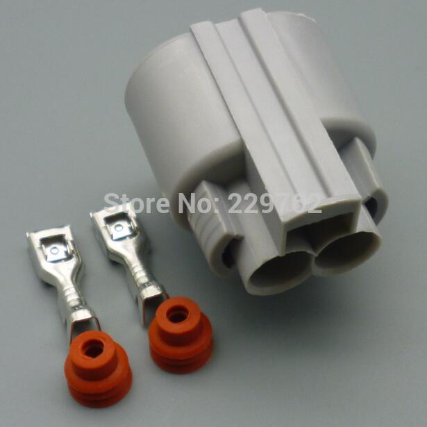 Shhworlsea-conector de ventilador electrónico para coche, accesorio masculino y hembra de 2 pines, resistente al agua, para Toyota Ford Focus Mazda Haima 176142, 2, 76143, 6