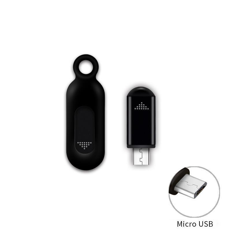 Ir Apparaten Draadloze Infrarood Afstandsbediening Adapter Mobiele Infrarood Telefoon Zender Voor Iphone/Micro Usb/Type-C: For Micro usb black