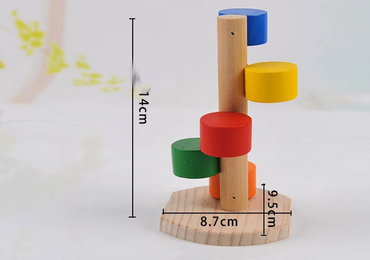 Little Hamster Rainbow Ladder Wooden Toys Parrot Hanging Bell Swing Hammock Gold Bear Nest Small House Villa: Hamster Clouds Ladder