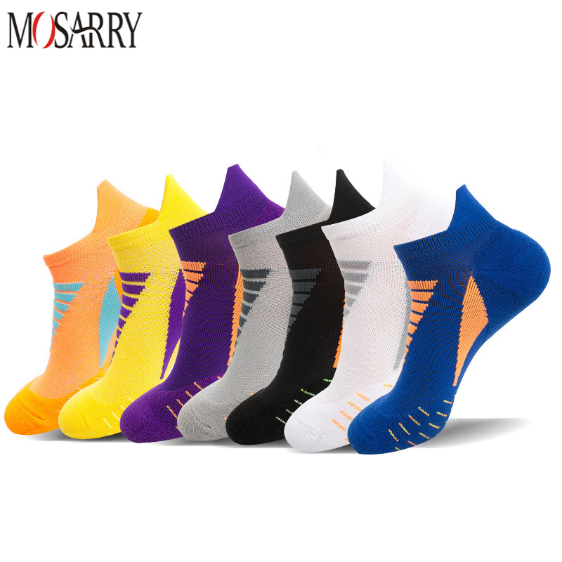 Calcetines atléticos de nailon para hombre, medias deportivas de secado rápido, transpirables, para exteriores, baloncesto, bicicleta, correr, Verano