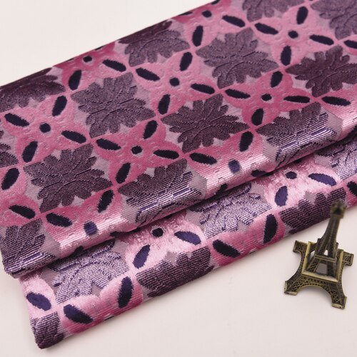 Brede 57 cm dikke europese stoffen bank jacquard gesneden pool fluwelen stof voor kussen kussen gordijn doe-het-zelf materiaal: Roos 1