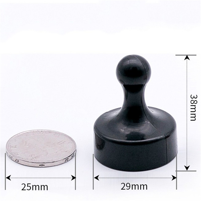2 st 29*38mm trycknålar neodymmagneter koner magneter supermagnet anslagstavla kontor häftstift schack magnetiska häftnålar