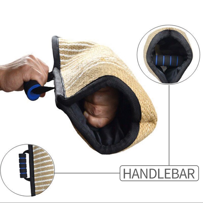 Extra Thickness Dog Training Sleeve Bite Tug Jute Bite Sleeve For Training Large Dog Work Dogs Shepherd Accessories Supplies