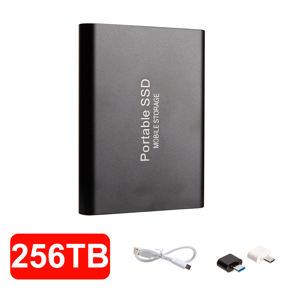Bærbar ssd 1tb 2tb stk.) ekstern ssd usb 3.2 type-c ekstern harddisk hurtig lagring til bærbar pc telefon
