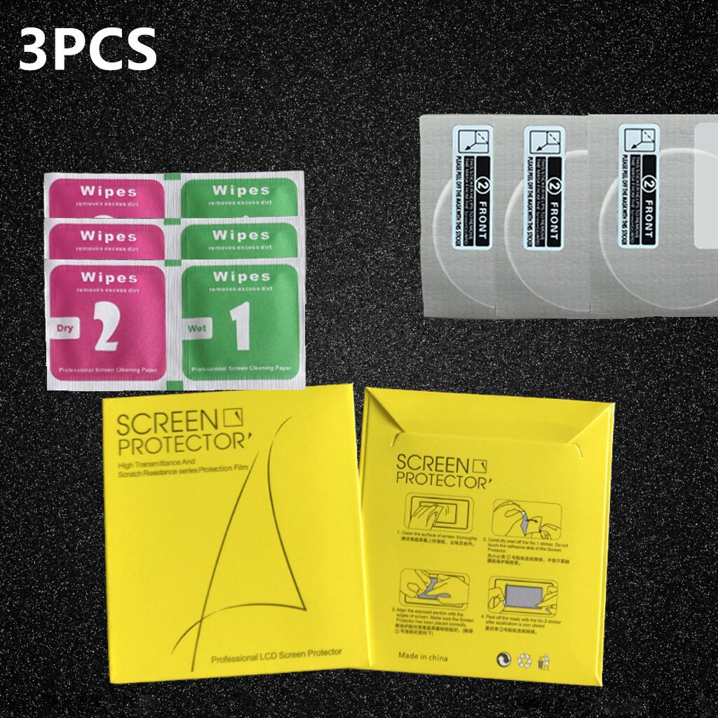 9D Soft Hydrogel Protective Film for Samsung Galaxy Watch Active 2 44mm 40mm Screen Protector Foil Scratch Resistant (Not Glass): 3PCS / Active 2 40mm