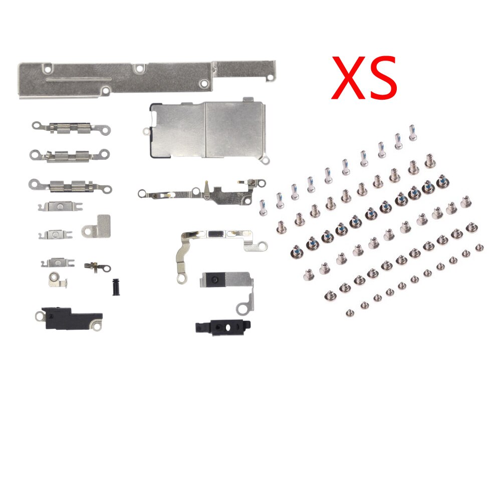 1set Full screw+Inner Accessories For iPhone X XS XR XS MAX 7G 8G 8 Plus PlusInside Small Metal Parts Holder Bracket Shield Plat: For XS