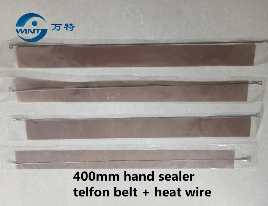 400mm impulse sealer spare parts hand sealer teflon belt + heat wire,Heating wire heater element for 400mm hand sealer