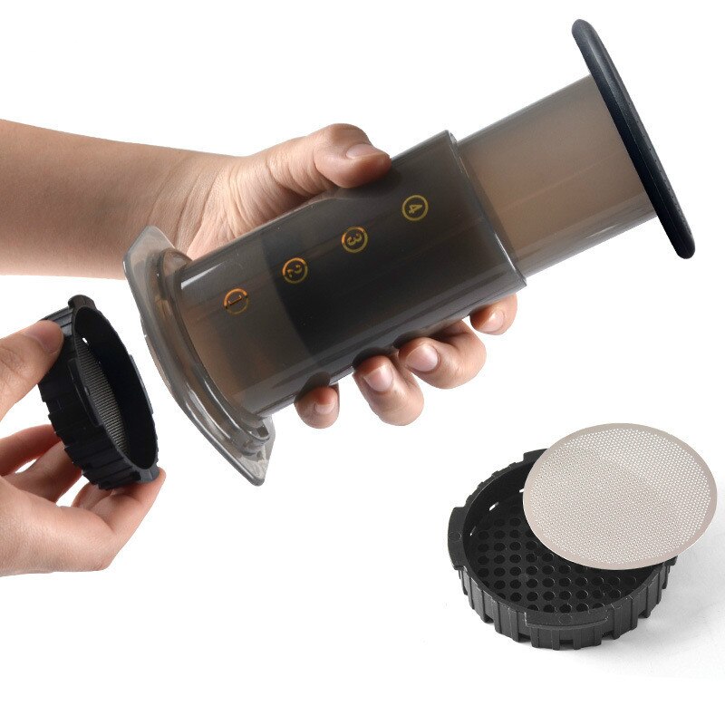 Plastic French Press Set Espresso Glass Coffee Maker Portable Cafe French Press CafeCoffee Pot for AeroPress Machine